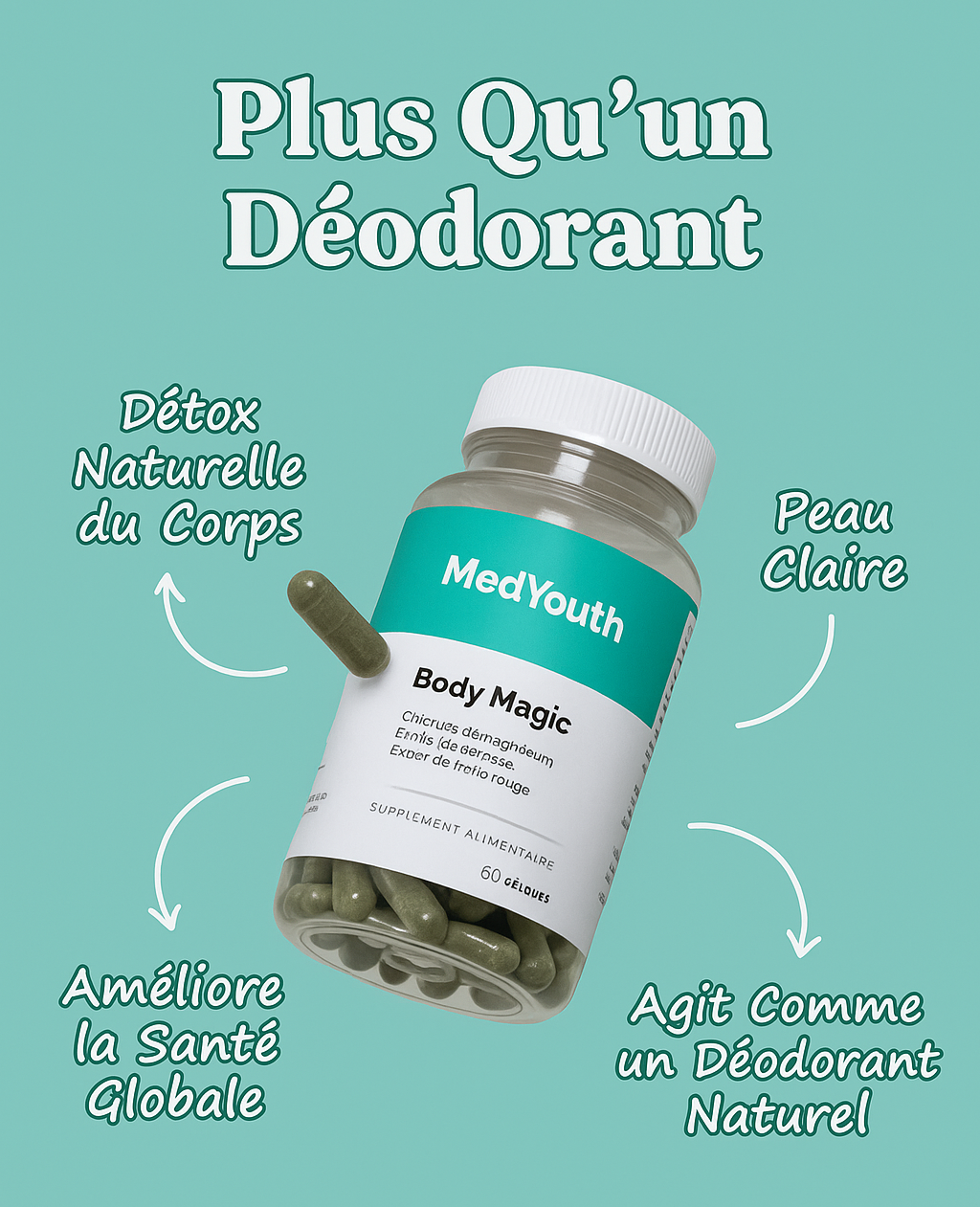 PURALISLAB™ Odeur magique naturelle pour le corps