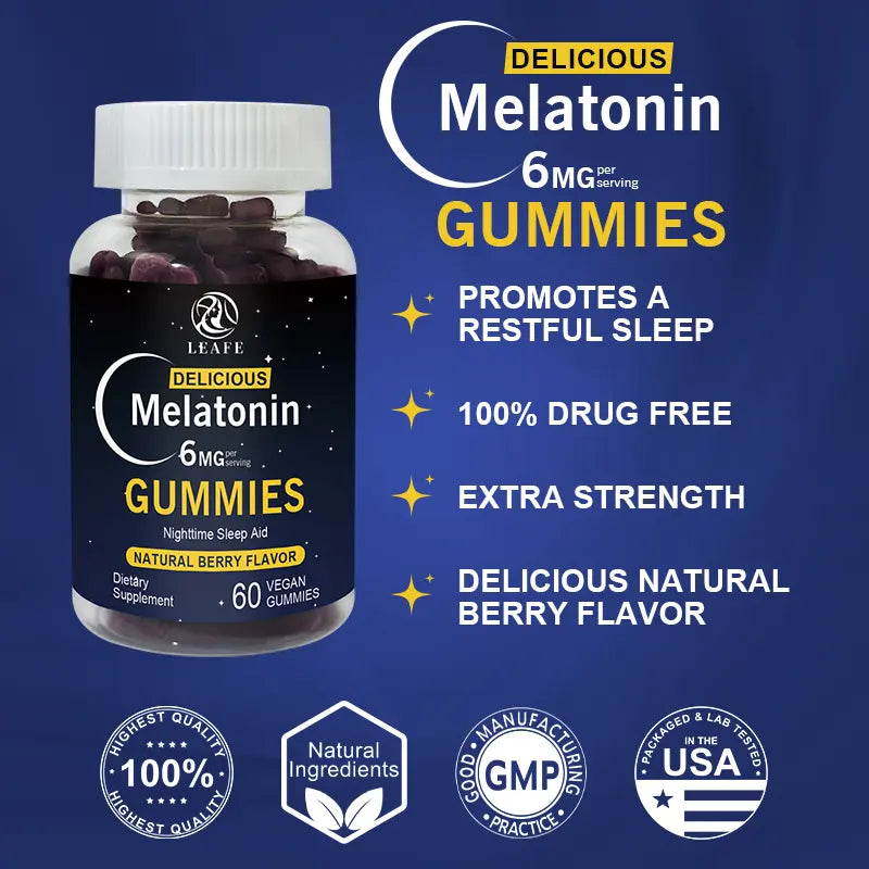 PURALISLAB™ Gummies Mélatonine pour Sommeil et Relaxation