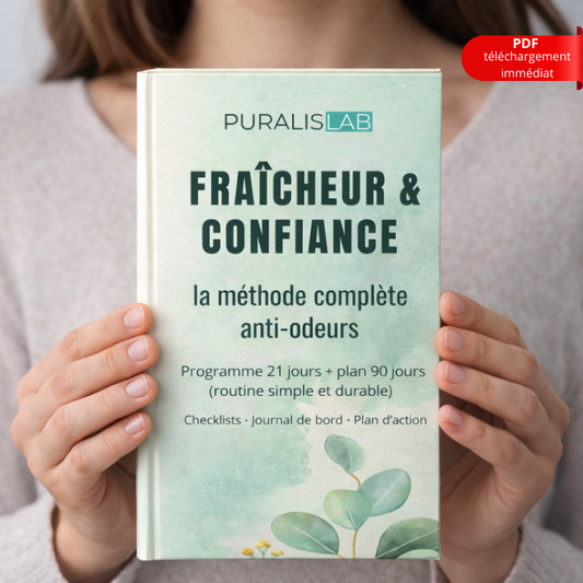 Guide complet de ±75 pages, avec programme 21 jours, menus, check-lists et partie spéciale